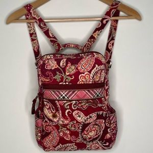 Vera Bradley mini backpack pink and red